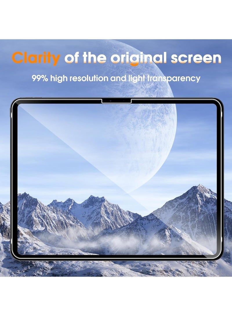 [1 Pack] Privacy Screen Protector Compatible with iPad Pro 11 Inch (M4) 2024, Anti-Spy Tempered Glass, 9H Hardness Anti-Scratch - Image 5